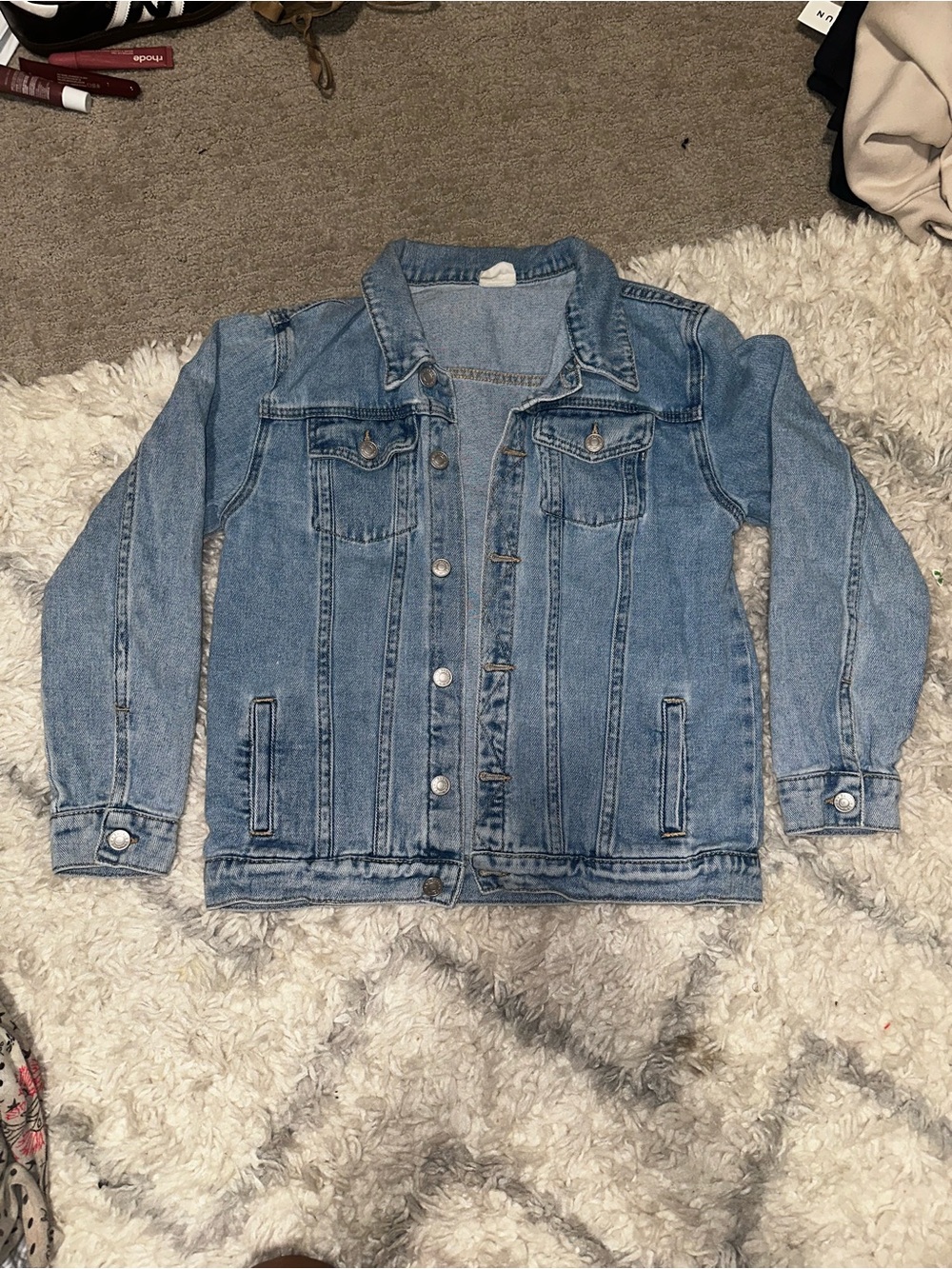 pacsun kid's medium blue denim jacket
